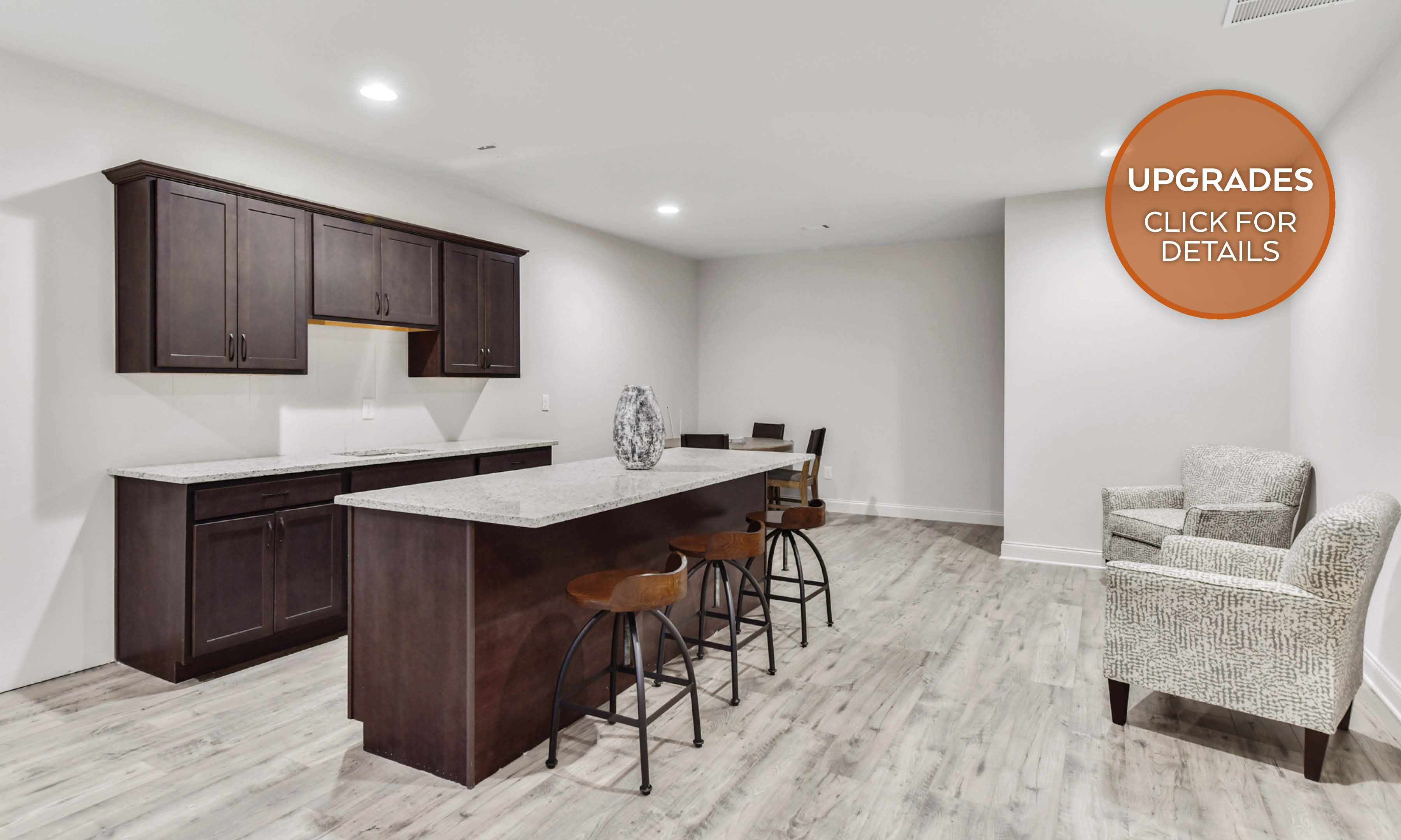 Basement Layout Upgrade with Kitchen