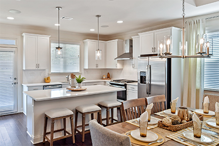 Open Concept Kitchen and Dining Room